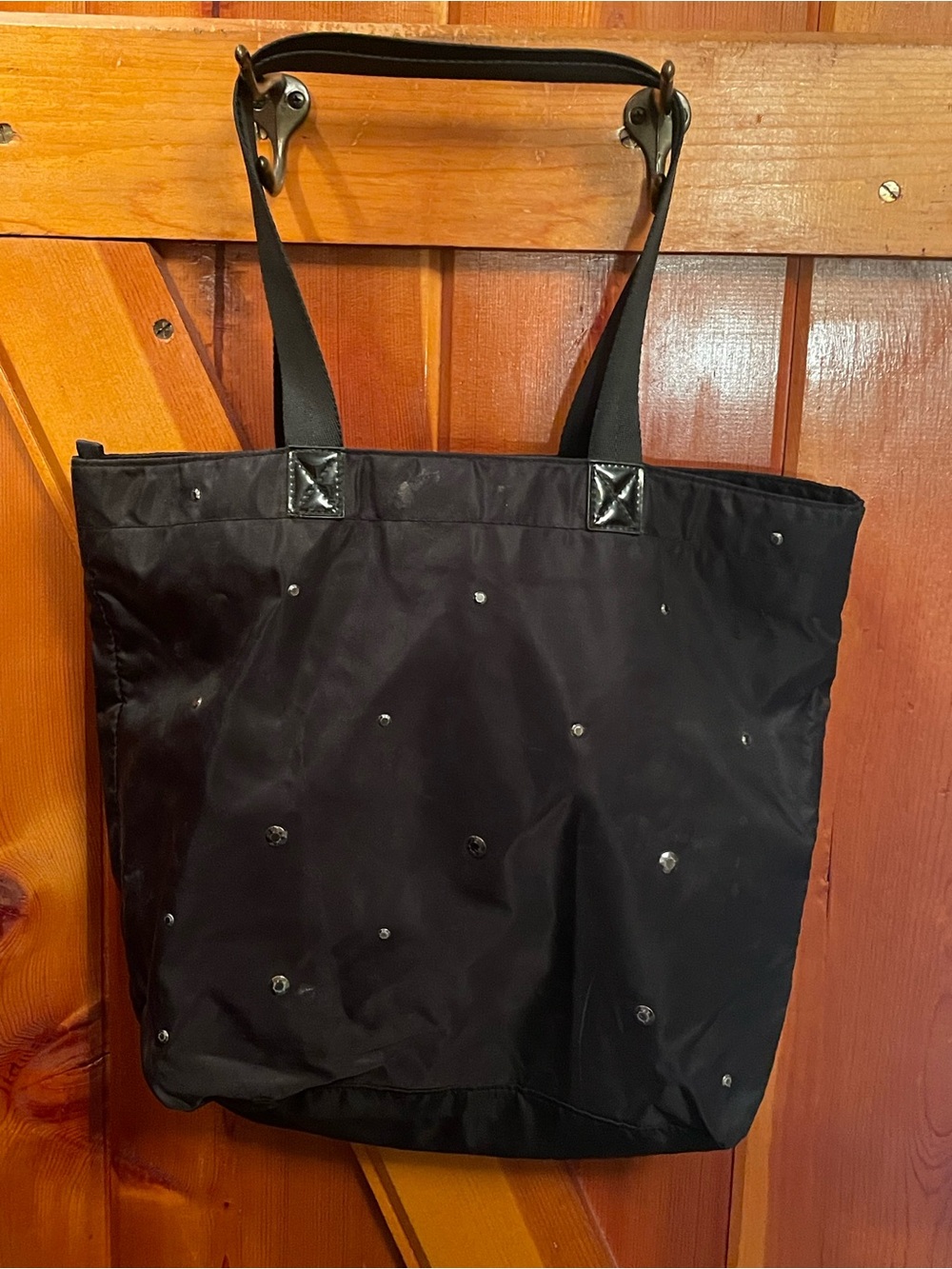 Bath & Body Works Rare Black Rhinestones Sparkling Tote Bag. Sparkle & Shine!